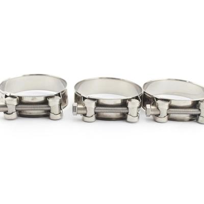 China Strong Flange 304 Stainless Steel Glass Flange Pipe Clamp for sale