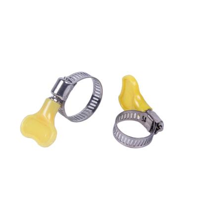 China Glass Clamp Mini America Handle Plastic Pipe Clamp With Handle, Easy To Use for sale