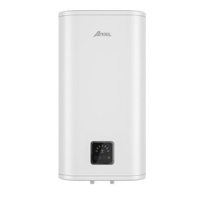 China China Supplier Single Wall Mounted Vertical Cylinder Round Electric Hot Water Heater Geyser Double Tank Enamel Flat Bathroom Storage for sale