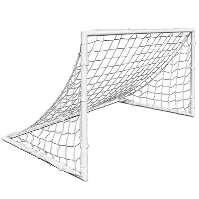 China Outdoor White Portable Football Goal For Backyard Training for sale