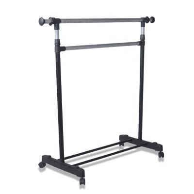 China Adjust the waist / adjustable heavy-duty European style and moveable two-rail drying rack for sale