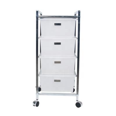 China Storage 4 Drawer Rolling Scrapbook Office School Tools Storage Organizer Cart for sale