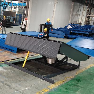 China Plataforma de carregamento e descarregamento hidráulica ajustável de 10 toneladas à venda