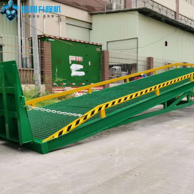 China 15 Tons Mobile Dock Ramp Warehouse Portable Truck Loading Ramp for sale