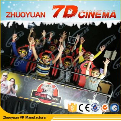 China Dynamisch Virtueel Werkelijkheids7d Interactief Theater 8/9 Seat voor Pretpark Te koop