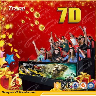 China Themapark die Simulator 6 schieten van de Spel7d Bioskoop Zetels met Elektrisch Systeem Te koop