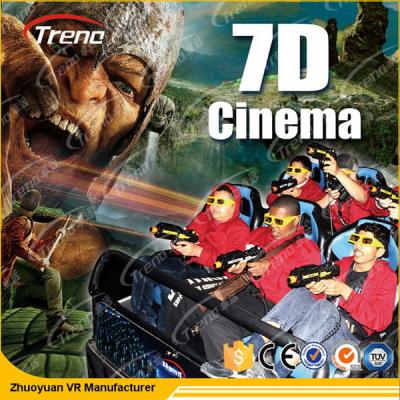 China Erstaunliches Kino 6/8 Sitze des Schießen-Spiel-7D mit dem 5,1 Kanal-Audio zu verkaufen