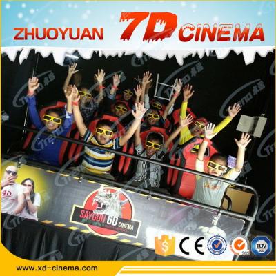 China Vergnügungspark-Gewehr, das Ausrüstung des Kino-7D mit 6 DOF der elektrischen Plattform schießt zu verkaufen