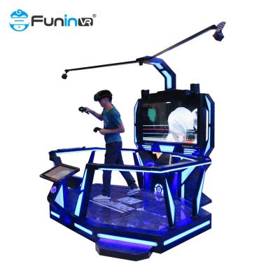 China De hoogste Virtuele Werkelijkheid van de Wisselwerkingspost 9D sloeg het Blauw van de Spelmachine met Zwarte Te koop