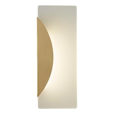 China Modern hot sale all living room bedroom bedroom Nordic copper bedside led lamp for hotel decoration indoor wall lamp for sale