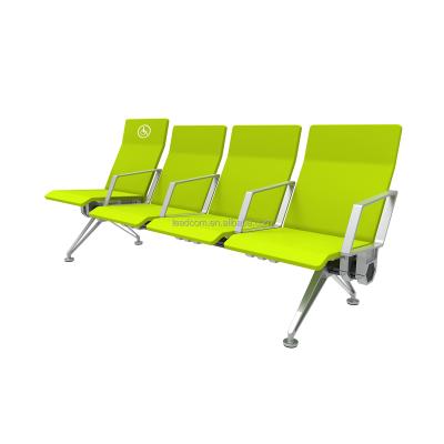 China New Modern Public Leadcom PU Charging Airport Hideaway Chair for sale