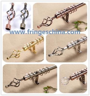 China Hot selling delicate iron curtain rod pipe for home decoration for sale