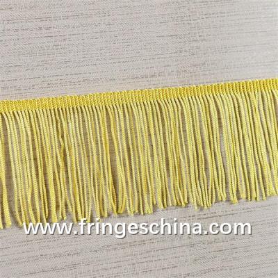 China Fluorescent color custom design OEM rayon fringes trimming for garment clothes decoration for sale