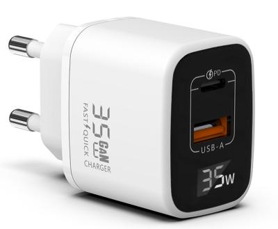 China Smart 35W USB - C Charger With Digital Display: Charge With Insight for sale