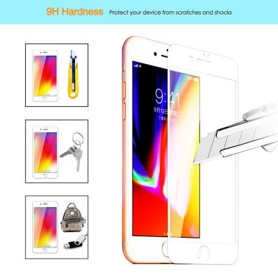 China Ultra Anti Fingerprint Edge To Edge Screen Protector Iphone 7 / 8 2.5D / 3D for sale