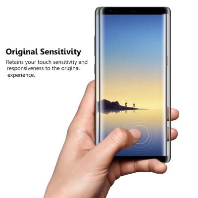 China Full Cover Oil Resistant Screen Protector , Galaxy Note 8 Tempered Glass Screen Protector for sale