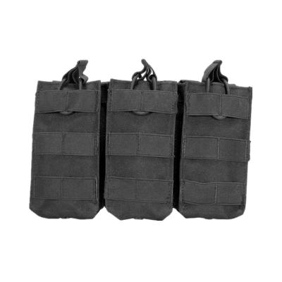 China Yakeda Military Tactical Molle Triple Mag Compatible Open Top Pouch for M4 M17 AK47 Magazine for sale