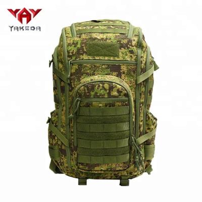China Yakeda Camouflage Waterproof Durable Molle System Backpack Waterproof Camping Tactical Backpack for sale