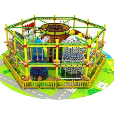 China Metal Domerry amusement equipment rope course theme park adventure land indoor outdoor playground for sale