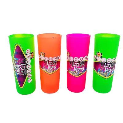 China Europe 2023 colorful souvenir shot glass OEM/ODM high quality shot glass tourist souvenir for sale