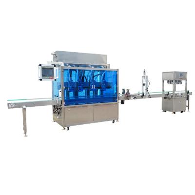 China Custom Popular Fast Full Automatic OEM Factory Price High Precision Four Heads Liquid Bottle Lubricant Tracking Filling Machine for sale