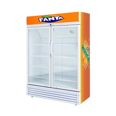 China Good Price Restaurant Single-temperature Commercial Door Cooler Refrigerator Upright Wine And Beverage Coolers for sale