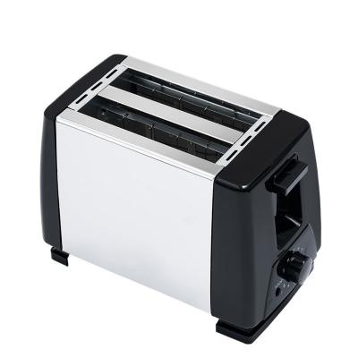 China Easy Operate Hot sale Electric 2 slice Stainless Steel Pop up Bread Toaster for Home use shut off function Bread Baking Machine with 6 gears for sale