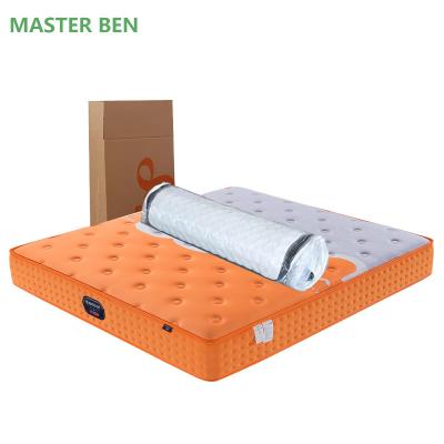China Foldable All Sizes of Independent Pocket Spring for Hotel and Home Usage Latex Foam Mattress for sale