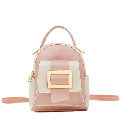 China China Fashion Beauty Girls Leisure Wholesale Waterproof PU Leather Mini Shoulder Small Backpack for sale