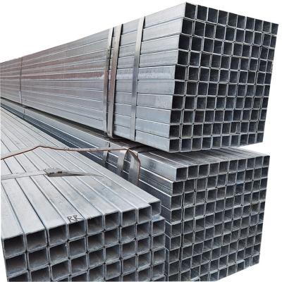 China Hot Delivery Pipe Factory Direct Sale Gi Pipe Q235D Carbon Dip Galvanized Square Steel Structure Pipe Wholesale for sale