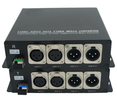China Upgrade Your Broadcast/Studio Setup with XLR Audio and Fiber Connector 1 X ST/FC/SC/LC Optional for sale