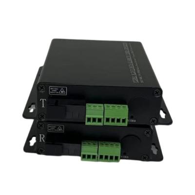 China Unbalanced audio to Fiber with standard Terminal for sale