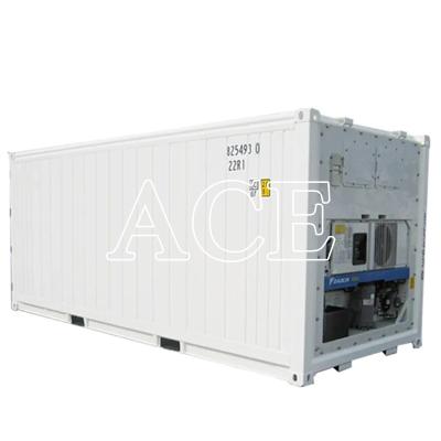 China 20ft Corten-A Refrigerator Reefer Container in Dubai Ideal for Freezer Fish and Meat Transport for sale