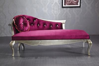 Chine Le style italien Chaise Lounge Solid Wood Hand de luxe a découpé le cabriolet 1865*820*840mm à vendre