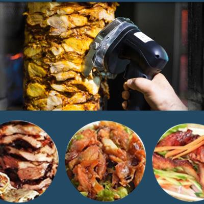 China Electric Meat Kebab Slicer Slicer 80w Kebab Slicer Meat Slicer Restaurant Lamb Kebab Roll Meat Slicer Kebab Knife Factory Price for sale