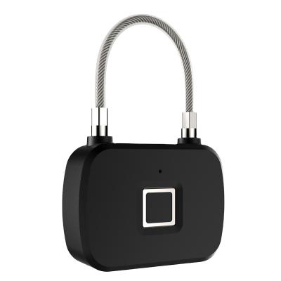China Briefcase/Fingerprint Pad/Cabinet/Luggage/Bike/Refrigerator IPX2 Smart Bag/Door Electronic Biometric Fingerprint Padlock for sale