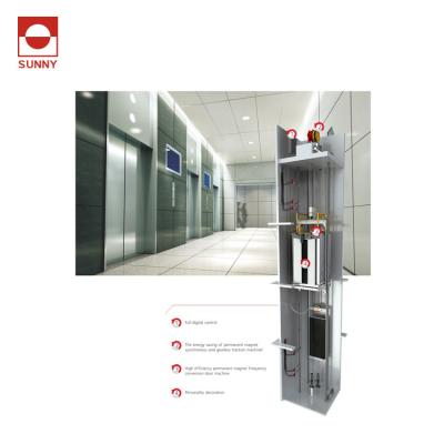China Small Machine Room Elevator High Speed Energy Saving With Compact Structure Passenger Elevator for sale