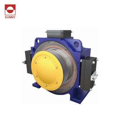 China Modern AC380V Lift Elevator Machine Part Motor Traction Machine for sale