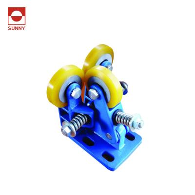 China Permissible Gross Mass of Passenger Elevator Roller Guide Shoe Elevator Spare Parts (SN-RGS-H05) for sale