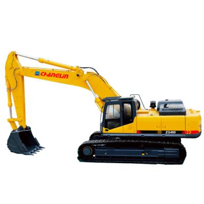 China Building Material Shops new large big 48 50ton rotator track shoes mine excavator with cab excavator with sinomach changlin for sale