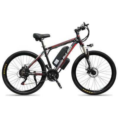 China Aluminum Alloy 48V 500W 13AH 21Speed Full Suspension Electric Mountain Bike mtb Bicycle City E Bike for sale