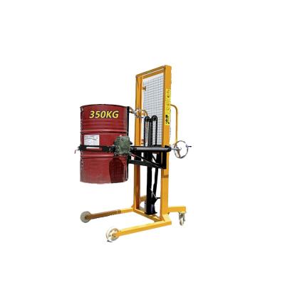 China Construction works Hydraulic Container Stacker For Rolls Mini Lift 400Kg Crane Electronic Drum Pallet Fork Hand Truck for sale
