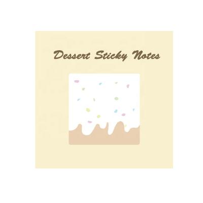 China Kawaii Self-adhesive Stationery Tear Off Clear Note Logo Printed Personalized Custom Sicky Notepad for sale