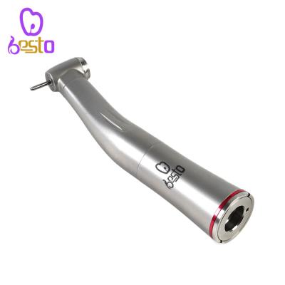 China Metal Best Dental high speed Handpiece 1:5 Increasing Contra Angle Dentist Handpiece electric motor handpiece red ring dental tip for sale