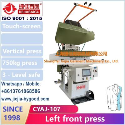 China Máquina de prensagem automática de vestuário de jaqueta blazer vapor prensagem vertical tela sensível ao toque frontal à venda