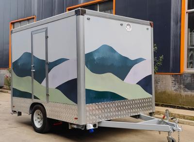 China Affordable Outdoor Public Luxury Restroom Trailer Bathroom Portable Potty Mobile Toilets New 4toilets for sale