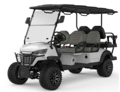 China Venda a quente Carrinho de golfe eletrônico de 6 lugares com bateria de chumbo-ácido à venda