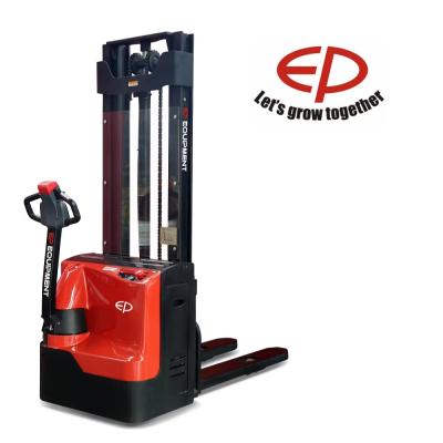 China High Efficiency 1.5tLoad-Bearing Electric Pallet Stacker for sale