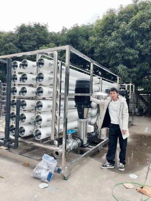 China Instalação de osmose reversa PLC de aço inoxidável 70m3/h Controle automático à venda