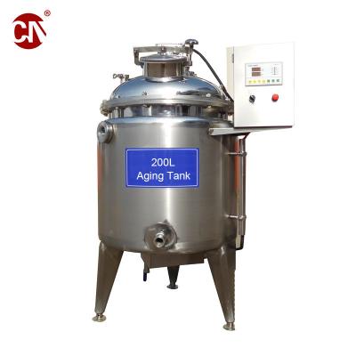 China Automatic Grade Semi-Automatic Ice Cream Aging Tank 600L SS304 for Yogurt Fermentation for sale